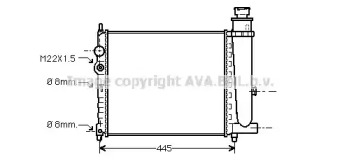 Теплообменник AVA QUALITY COOLING PE2116