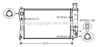 Теплообменник AVA QUALITY COOLING PE2126