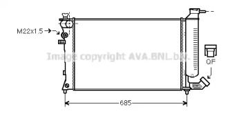 Теплообменник AVA QUALITY COOLING PE2137