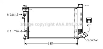 Теплообменник AVA QUALITY COOLING PE2140