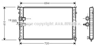 Теплообменник AVA QUALITY COOLING PE2177