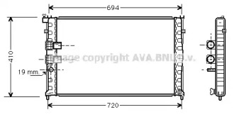 Теплообменник AVA QUALITY COOLING PE2178