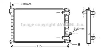 Теплообменник AVA QUALITY COOLING PE2196