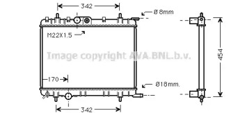 Теплообменник AVA QUALITY COOLING PE2203