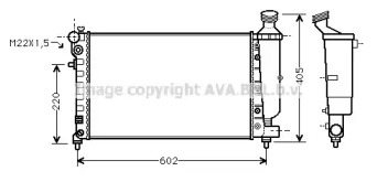 Теплообменник AVA QUALITY COOLING PE2216