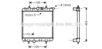 Теплообменник AVA QUALITY COOLING PE2243