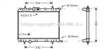 Теплообменник AVA QUALITY COOLING PE2254