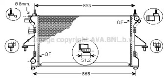 Теплообменник AVA QUALITY COOLING PE2310