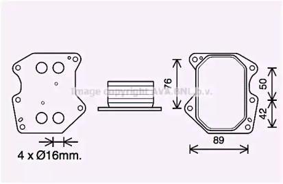 Теплообменник AVA QUALITY COOLING PE3400