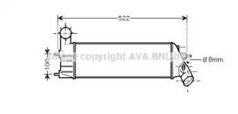 Теплообменник AVA QUALITY COOLING PE4261