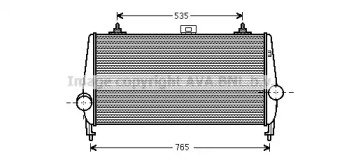 Интеркулер AVA QUALITY COOLING PE4338