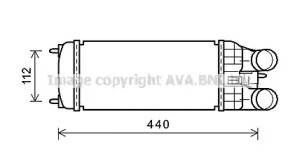 Интеркулер AVA QUALITY COOLING PE4361