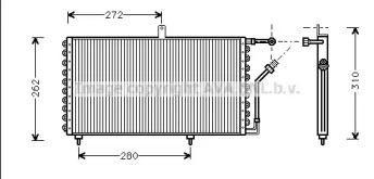 Конденсатор AVA QUALITY COOLING PE5163