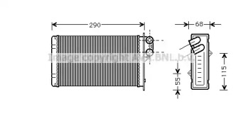 Теплообменник AVA QUALITY COOLING PE6100