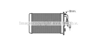 Теплообменник, отопление салона AVA QUALITY COOLING PE6101