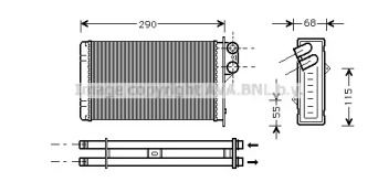 Теплообменник AVA QUALITY COOLING PE6172