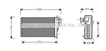 Теплообменник AVA QUALITY COOLING PE6199