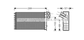 Теплообменник AVA QUALITY COOLING PE6226