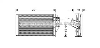 Теплообменник AVA QUALITY COOLING PE6228