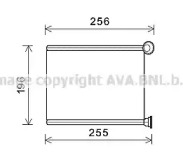 Теплообменник, отопление салона AVA QUALITY COOLING PE6366