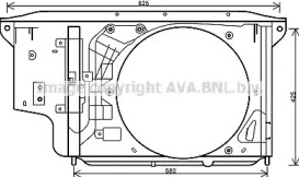 Капот AVA QUALITY COOLING PE7521