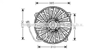 Вентилятор AVA QUALITY COOLING PE7529