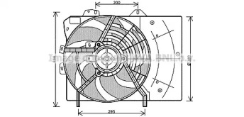 Вентилятор AVA QUALITY COOLING PE7539