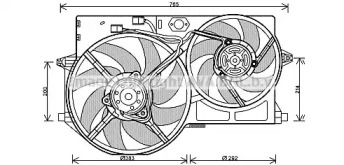 Вентилятор AVA QUALITY COOLING PE7541