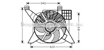 Вентилятор AVA QUALITY COOLING PE7545