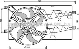 Вентилятор AVA QUALITY COOLING PE7547