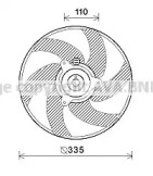 Вентилятор AVA QUALITY COOLING PE7551