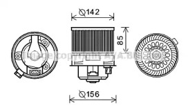 Электродвигатель, вентиляция салона AVA QUALITY COOLING PE8371