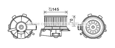 Электродвигатель AVA QUALITY COOLING PE8388