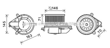 Электродвигатель AVA QUALITY COOLING PE8389