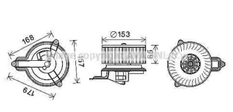 Электродвигатель AVA QUALITY COOLING PE8391