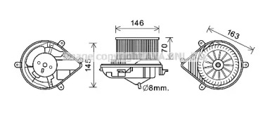 Электродвигатель AVA QUALITY COOLING PE8394