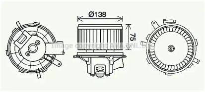 Электродвигатель AVA QUALITY COOLING PE8406