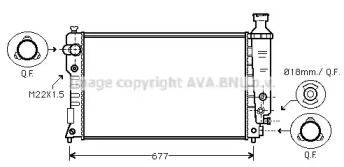 Теплообменник AVA QUALITY COOLING PEA2125