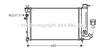 Теплообменник AVA QUALITY COOLING PEA2141