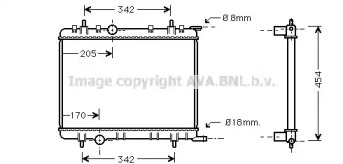 Теплообменник AVA QUALITY COOLING PEA2221