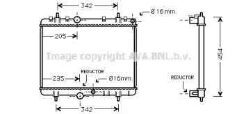 Теплообменник AVA QUALITY COOLING PEA2280