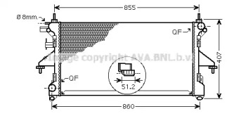 Теплообменник AVA QUALITY COOLING PEA2309