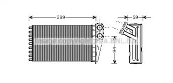 Теплообменник AVA QUALITY COOLING PEA6227