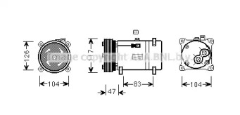 Компрессор AVA QUALITY COOLING PEAK066