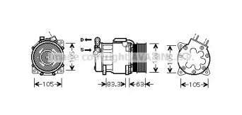 Компрессор AVA QUALITY COOLING PEAK306