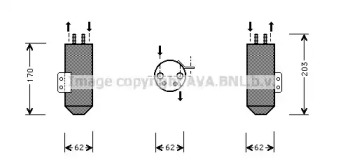 Осушитель AVA QUALITY COOLING PED020