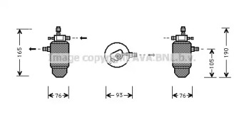 Осушитель AVA QUALITY COOLING PED197