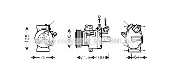 Компрессор AVA QUALITY COOLING PEK317