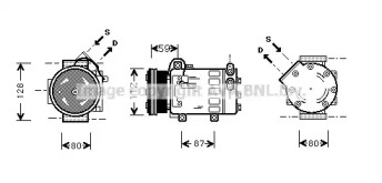 Компрессор AVA QUALITY COOLING PEK333