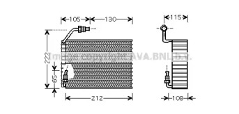 Испаритель AVA QUALITY COOLING PEV119